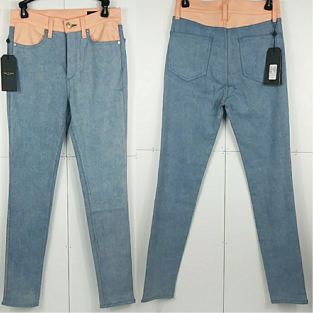 NWT rag & bone Phila Skinny Jeans Nelly Prairie - Picture 6 of 8